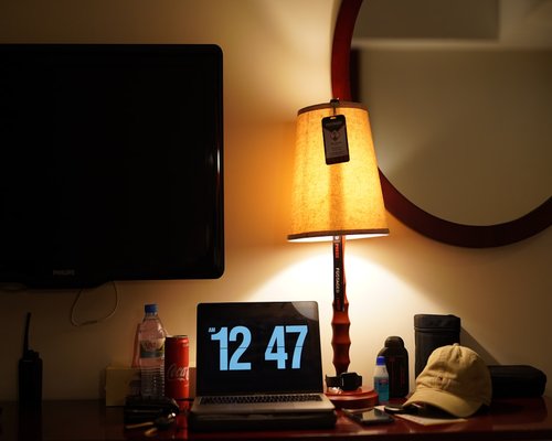 quiet evening routine after a regular workday